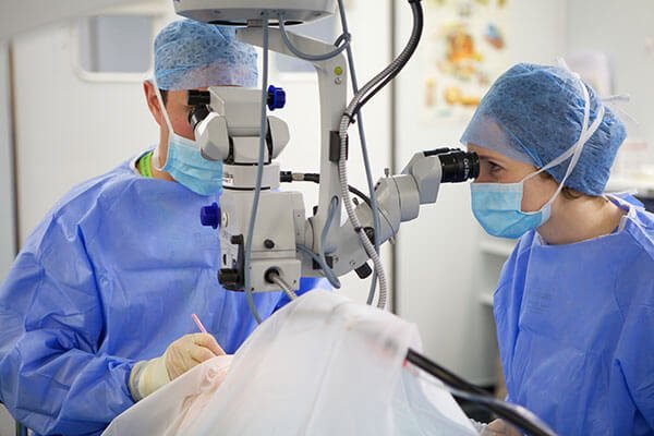 Eye surgeons performing surgery in Knoxville